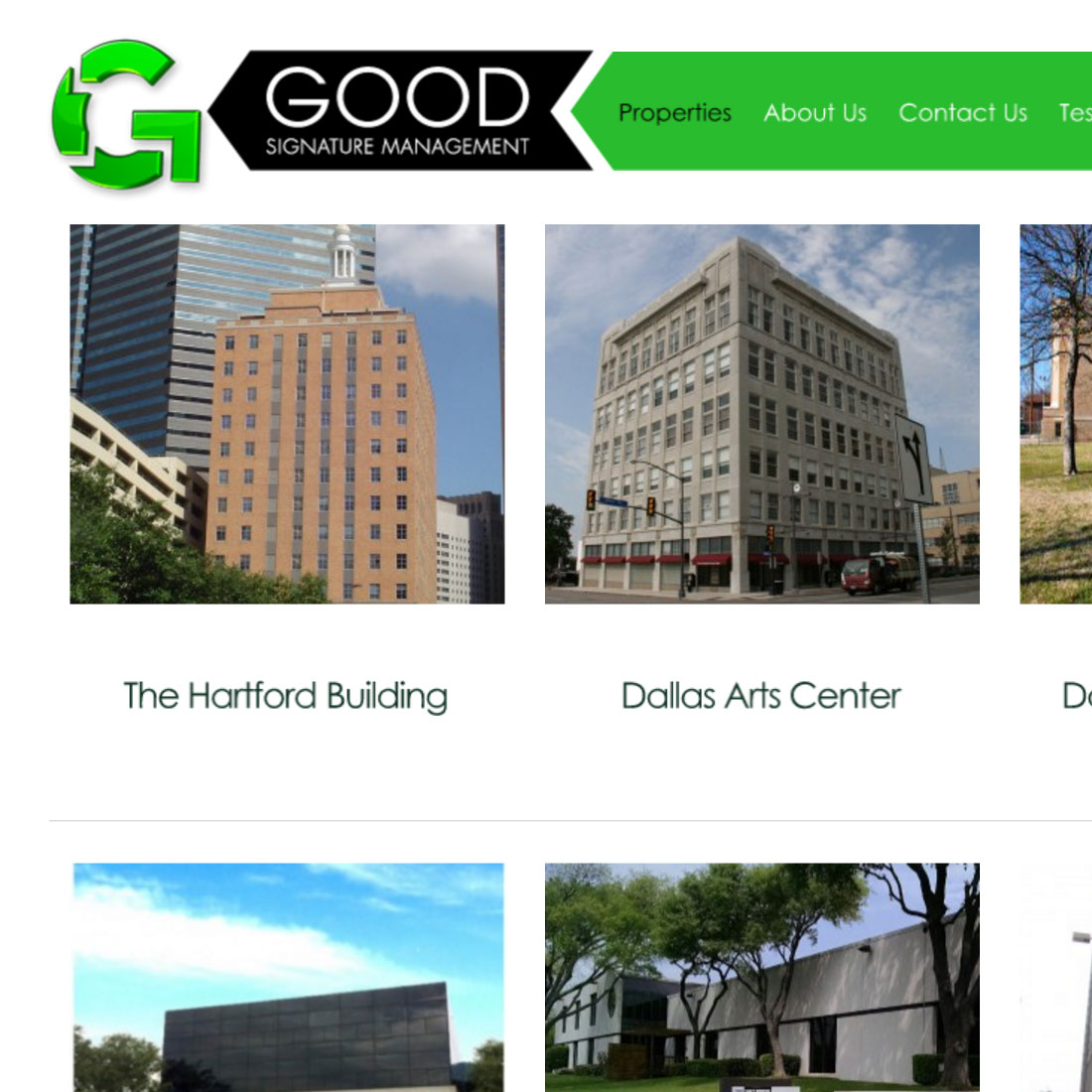 Good properties website.